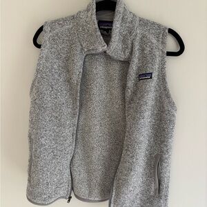 Patagonia Heather Gray Zip Vest